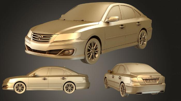 نموذج ثلاثي الأبعاد لآلة CNC السيارات والنقل هيونداي أزيرا 2011